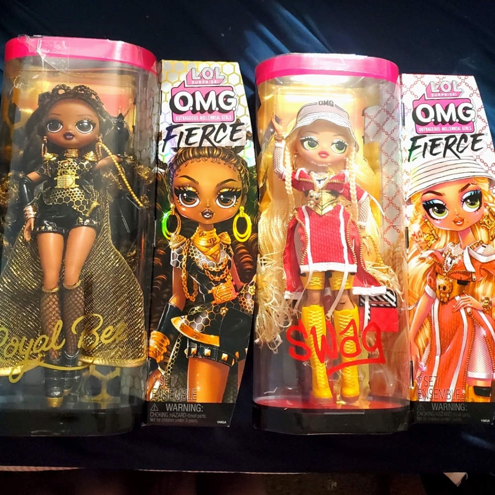 : LOL Surprise swag royal bee Outrageous Millennial Girls Fierce OMG 11.5” Doll